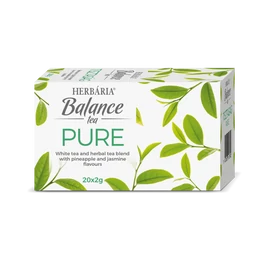 Herbária Pure Fehér tea és gyógynövény teakeverék ananász és jázmin ízesítéssel - Natur Reform