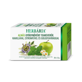Herbária Almás gyógynövény teakeverék kamillával, citromfűvel és golgotavirággal - Natur Reform