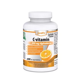 JutaVit C-vitamin 200mg+D3 narancs ízű rágótabletta - 100 db 