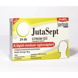 JutaVit JutaSept szopogató tabletta CITROM - 24 db  - Natur Reform