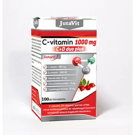 JutaVit C-vitamin 1000mg C+D DUO Plus - 100 db – Natur Reform