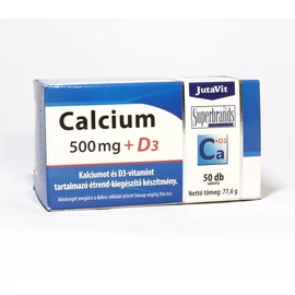 JutaVit Calcium 500mg+D3 tabletta - 50 db - Natur Reform