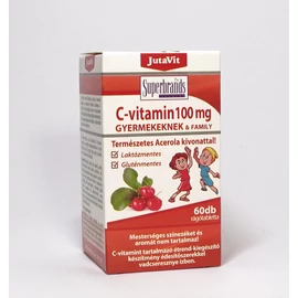 JutaVit C-vitamin 100mg gyermekeknek Acerola kivonattal - 60 db 