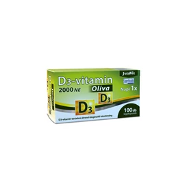 JutaVit D3-vitamin 2000NE Oliva lágykapszula - 100 db - Natur Reform