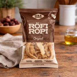 Liza Snack Röfi ropi csík 7×40 g fehérjedús, alacsony szénhidráttartalmú snack adagolt kiszerelésben