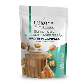 LUXOYA Vegán fehérje italpor 450 g - sós karamella ízű
