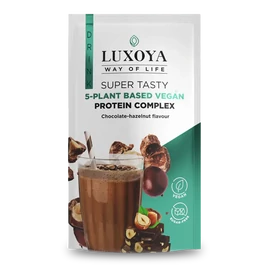 LUXOYA Vegán fehérje italpor 30 g - Csokoládé-Mogyoró ízű