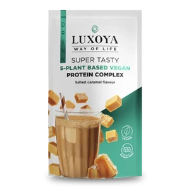LUXOYA Vegán fehérje italpor 30 g - sós karamella ízű