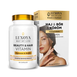 LUXOYA BEAUTY &amp; HAIR VITAMIN - HAJ &amp; BŐR &amp; KÖRÖM VITAMIN 60 db