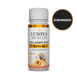 LUXOYA COLLAGEN SHOT 10.000 mg FOLYÉKONY KOLLAGÉN 60 ml, Őszibarack-kókusz ízű