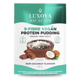 LUXOYA 9-Fibre Vegan Protein Pudding 45 g - Rum-Kókusz ízű
