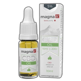 Magna G&amp;T 5% CBD Olaj 500mg - 10ml Oliva olajban