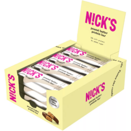 Nick's Peanut butter proteinszelet kínáló 12X50 g (1 db ajándék)