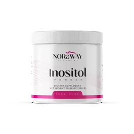 NORaWAY Inositol por 300 g adagolókanállal – 100% tiszta myo-inozitol étrend-kiegészítő