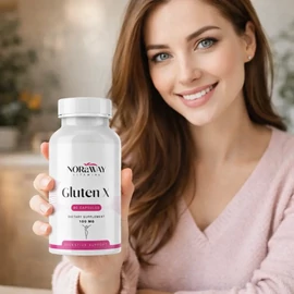 NORaWAY Gluten X Tolerase-G gluténbontó enzim 100 mg DUO 2×60 kapszula – gluténérzékenység étrend-kiegészítő csomag
