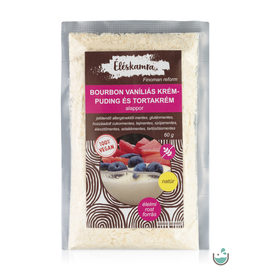 Éléskamra Bourbon vaníliás krémpuding és tortakrém alappor 60 g – Natur Reform