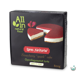 ALL IN natural food Epres krémtorta (fagyasztott) 800 g