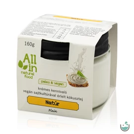 ALL IN natural food Natúr vegán sajtkrém 160 g – Natur Reform