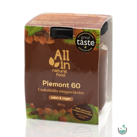 ALL IN natural food Piemont 60 Csokoládés Mogyorókrém 180 g – Natur Reform