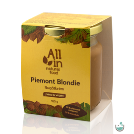 ALL IN natural food Piemont Blondie Mandulás Nugátkrém 180 g – Natur Reform