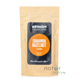 Beanies Fahéjas-mogyoró ízű szemes kávé 125 g – Natur Reform