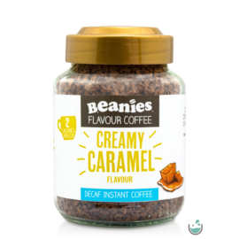 Beanies Krémes karamella ízű koffeinmentes instant kávé 50 g