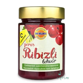 Dia-Wellness Pirosribizli lekvár csökkentett szénhidráttartalommal 380 g