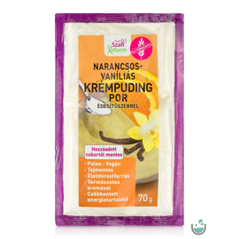 Szafi Reform narancsos-vaníliás krémpuding por 70 g