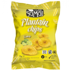 Samai Plantain chips lime 75 g - Natur Reform