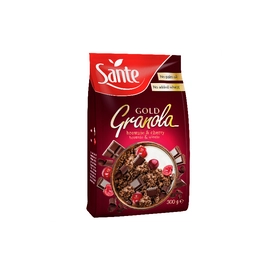 Sante Granola Gold  brownie- meggy ropogós müzli 300 g - Natur Reform - Natur Reform