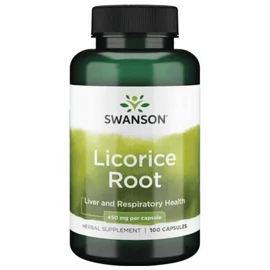 Swanson Licorice Root (Édesgyökér) 450mg - 100 db