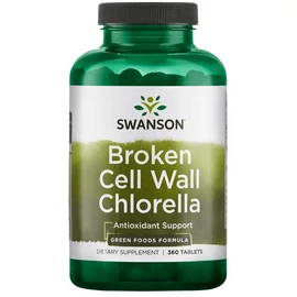 Swanson Chlorella alga (törött sejtfalú) 500 mg - 360 db tabletta