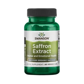 Swanson SAFFRON (Sáfrány kivonat) 30 mg - 60 db növényi kapszula