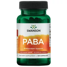 Swanson PABA (para-amino-benzoésav) 500mg 120 db - Natur Reform