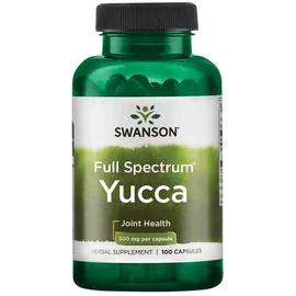 Swanson Yucca (Jukka pálma gyökér) 500 mg - 100 db