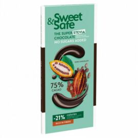 Sweet&amp;Safe Étcsoki steviával 90 g