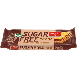 SweetPlus Cukormentes  vegán kakaós ostya 24 g