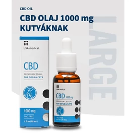 USA medical CBD Olaj kutyáknak 1000 mg CBD - 30 ml – Natur Reform