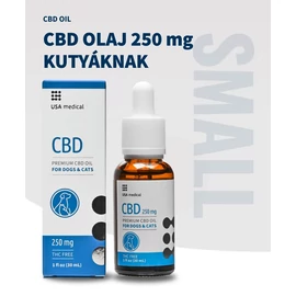 USA medical CBD Olaj kutyáknak és macskáknak 250 mg CBD - 30 ml