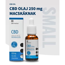 USA medical CBD Olaj macskáknak 250 mg CBD - 30 ml – Natur Reform