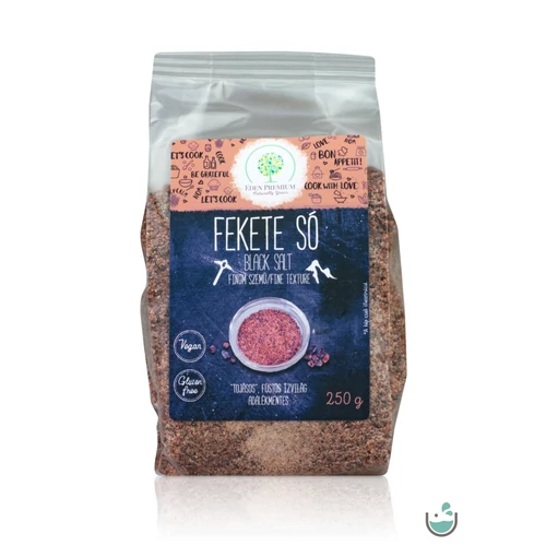 Éden Prémium fekete só - finom szemű 250 g – Natur Reform