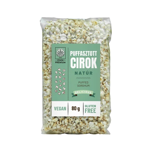 Éden Prémium puffasztott cirok natúr 80 g