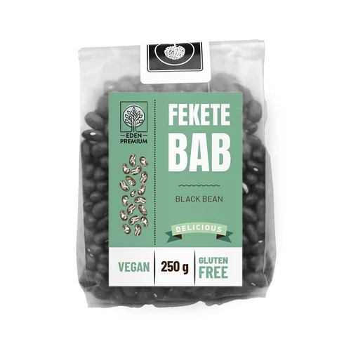 Éden Prémium Gluténmentes Fekete bab 250 g – Natur Reform