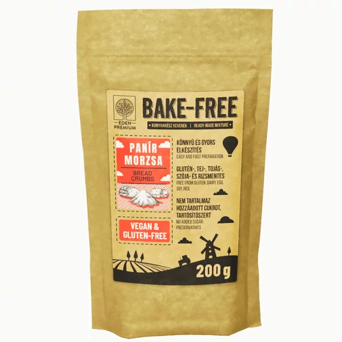 Éden Prémium Bake-Free Gluténmentes Panírmorzsa 200 g – Natur Reform