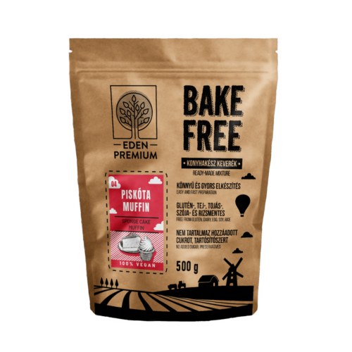 Éden Prémium Bake-Free Piskóta-Muffin lisztkeverék 500 g
