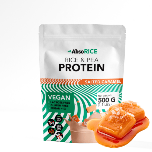 AbsoRICE Protein - Sós karamell vegán fehérjepor 500 g - Natur Reform
