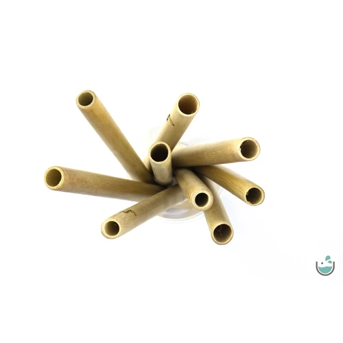 Bambusz szívószálak