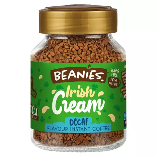 Beanies Ír krémlikör ízű koffeinmentes instant kávé 50 g – Natur Reform