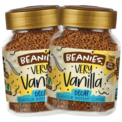 Beanies Koffeinmentes vanília ízű instant kávé DUO 2X50 g - Natur Reform