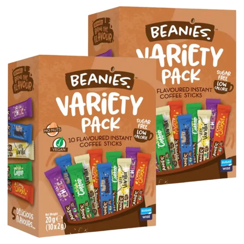 Beanies Ízesített instant kávé válogatás 20 x 2 g – Natur Reform